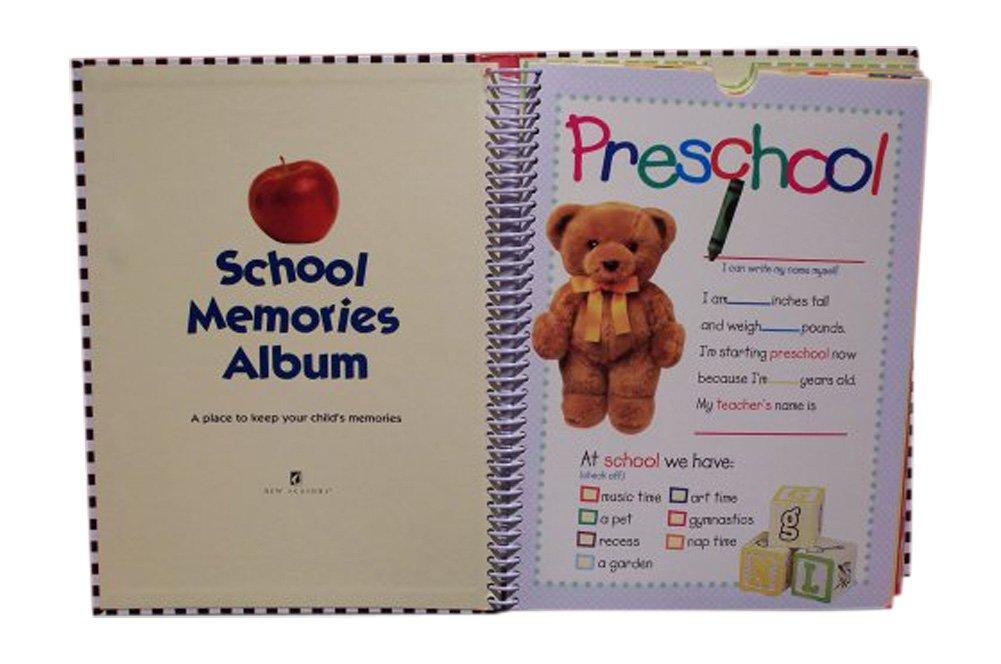 New Seasons Deluxe School Memories Keepsake Photo Album Scrapbook from Preschool Through 12th Grade