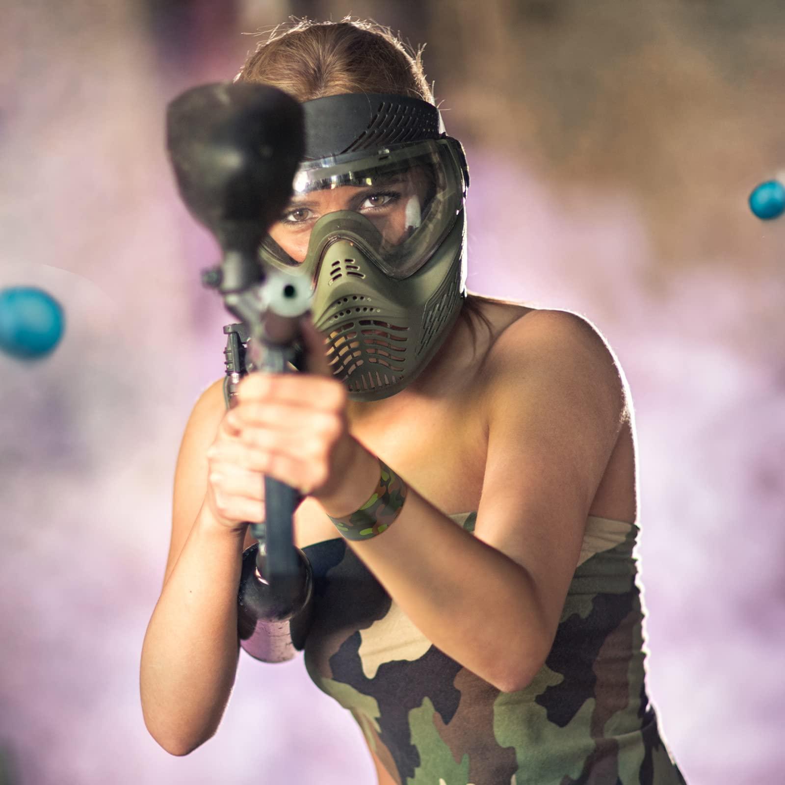 Hungdao Hungdao 24 Pcs Camo Slap Bracelets for Kids Assorted Army Slap Bracelets Green Camouflage Military Wristbands for Kids Adult Army Party Birthday Favors Decorations Supplies