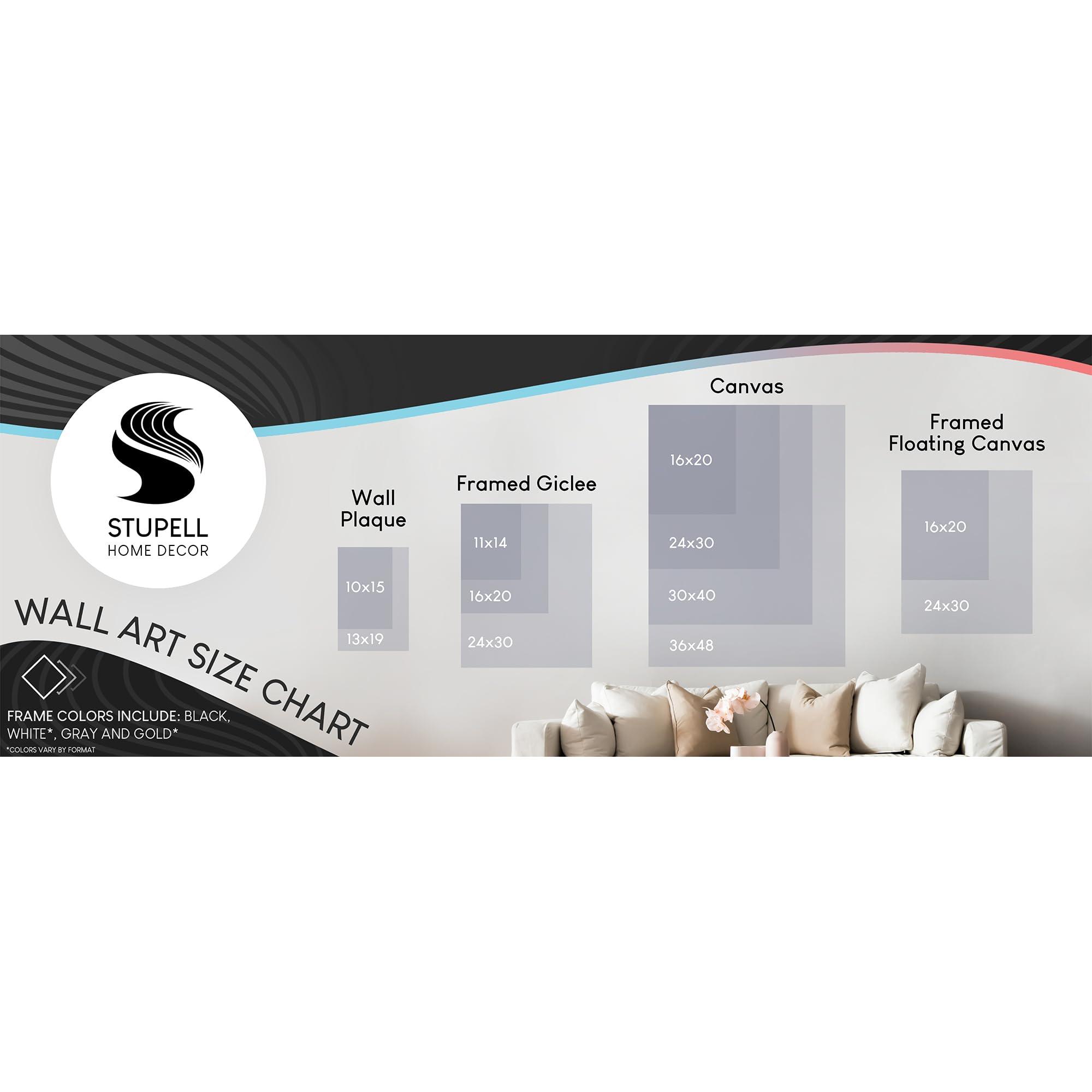 Stupell Industries Stupell Industries T-Rex in Nature Framed Floater Canvas Wall Art by Raquel Maciel