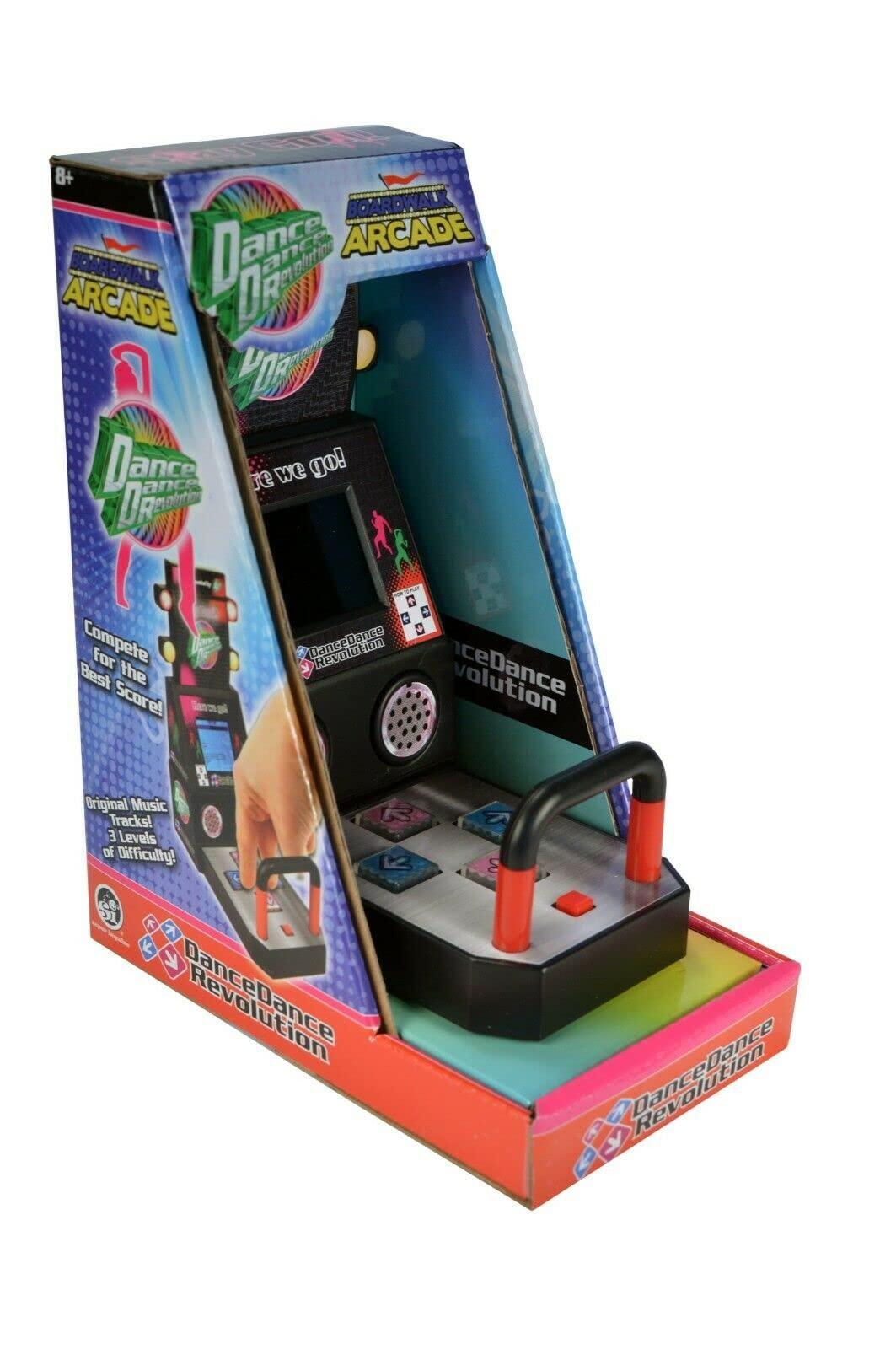Tiny Arcade Tiny Arcade Boardwalk Arcade Dance Dance Revolution, Red, Miniature