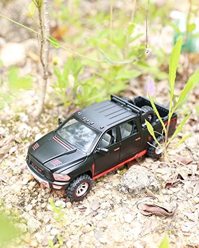 Toy Trucks Dodge Ram Toy Pickup Trucks TRX 1500 Pull Back Diecast Metal Model Trucks for 3 Year Old Boys and up
