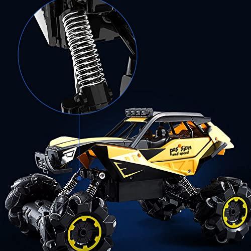 KAIKEA KAIKEA 1/16 Scale Lateral Drift RC Stunt Car, 2.4G High-Speed 4WD Off-Road Climbing RC Truck with Dual Motors, 360 Rotation All-Terrain Toys Vehicles