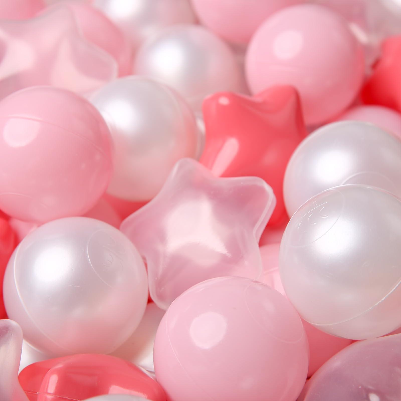 TRENDPLAY Ball Pit with Balls Included for Toddlers, Collapsible Ball Pits Play Tent, Crawl Playpen Ball Pool Playhouse with Storage Bag, for Boys Girls Dogs Cats Birthday Christmas Summer Play