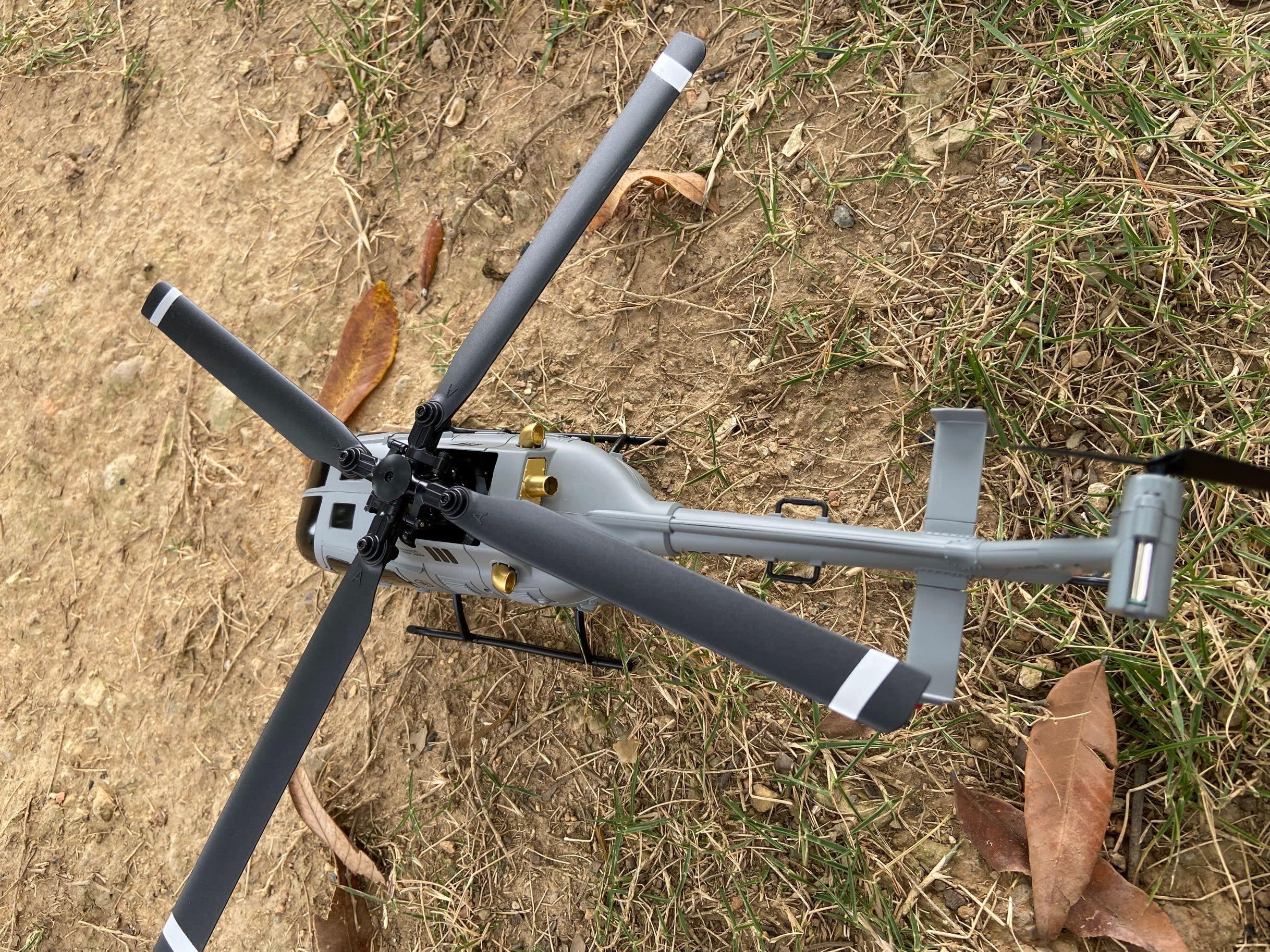 SOWOFA Remote Control Helicopter Adult Remote Control RC Model Search and Rescue Helicopter Model Multi-Purpose Helicopter Electric Model Single-Propeller aileron-Free Aircraft