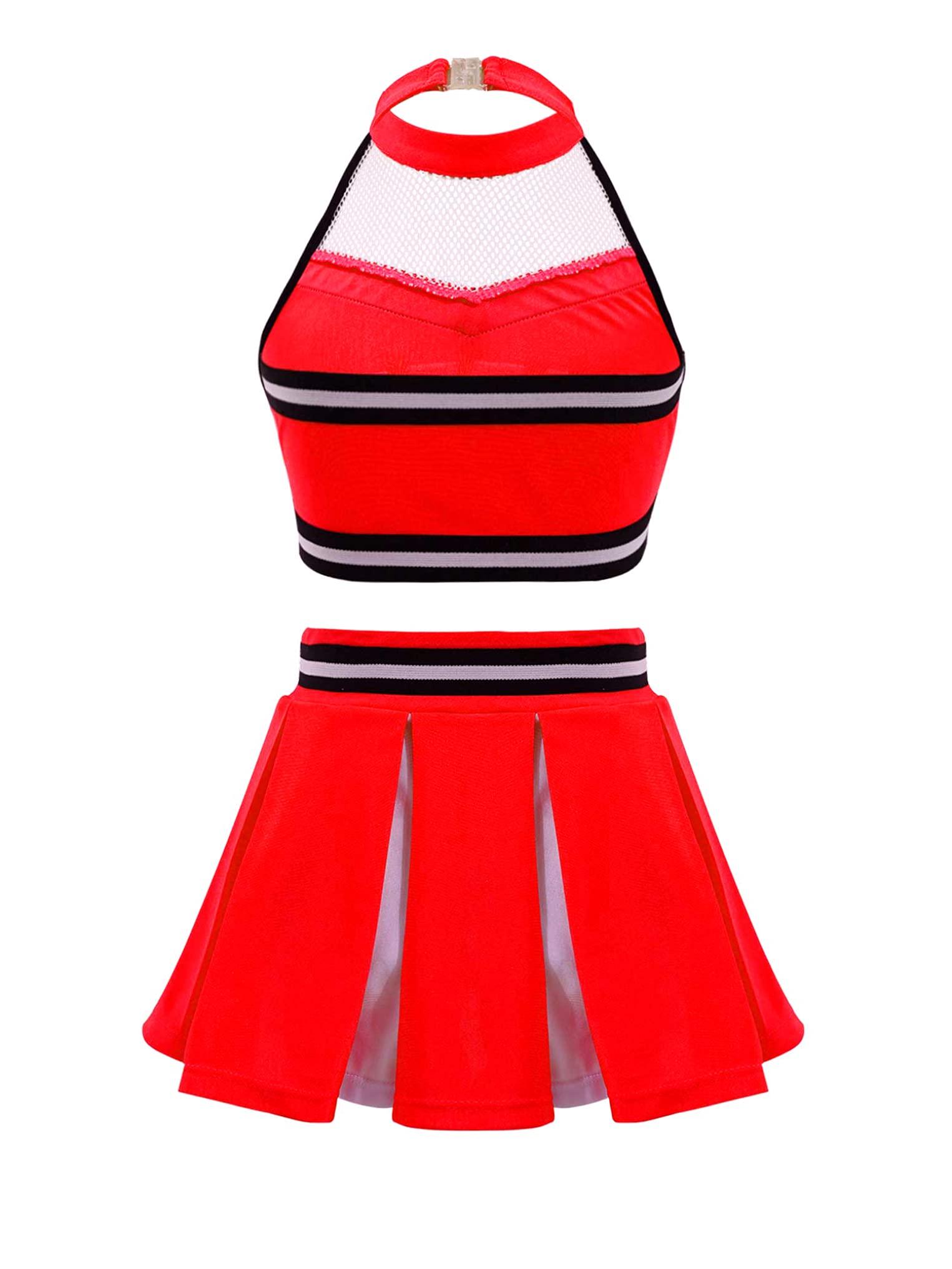 Pleated skirt cheer best sale