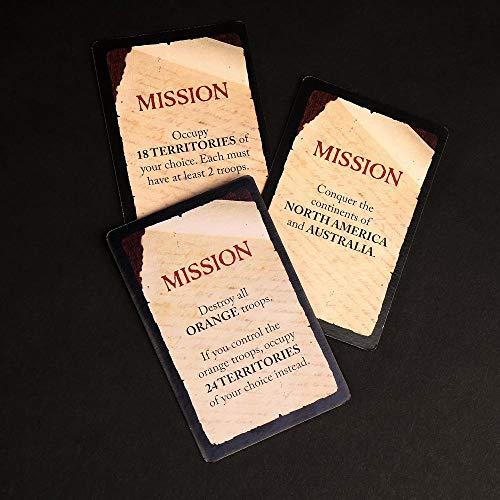 Hasbro Risk Game, Strategy Board Game; Updated Figures Improved Mission Cards; War Crates; for Children Aged 10 and Up, 2-5 Players