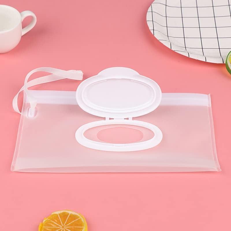 Weicoca Wet Wipe Dispenser- Baby Wipe Case Travel Holder Keeps -Refillable Wet Wipe Holder- Dispenser Container Diaper Wipe Holders Travel Wet Wipe Pouch Case
