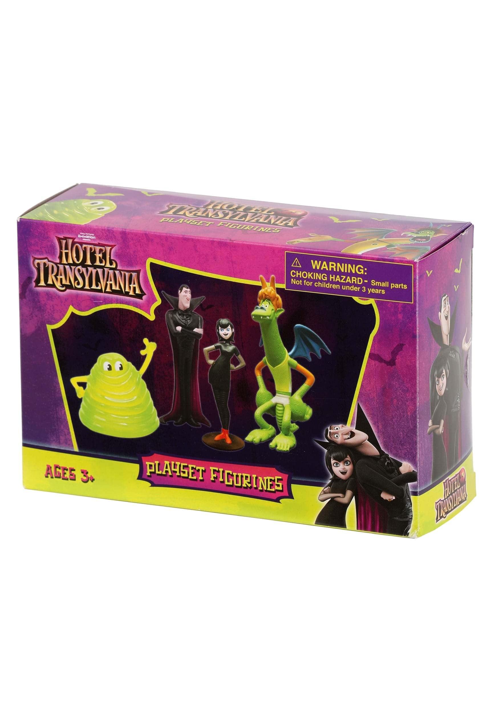 FUN.COM FUN.COM 4 Pack Hotel Transylvania Figurines, Officially Licensed Hotel Transylvania Toys