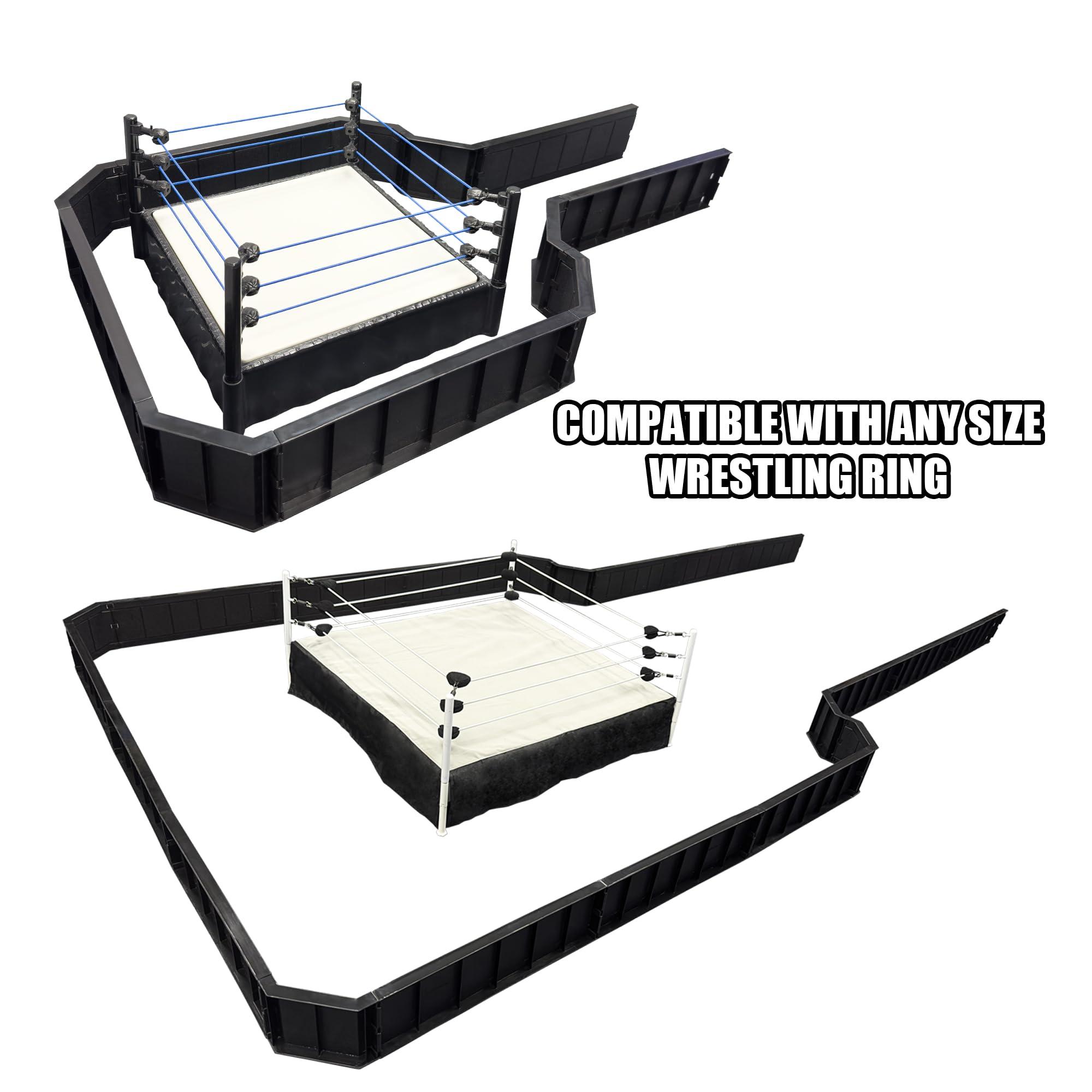 Figures Toy Company Ultimate Wrestling Ring Barricade Playset for Wrestling Action Figures