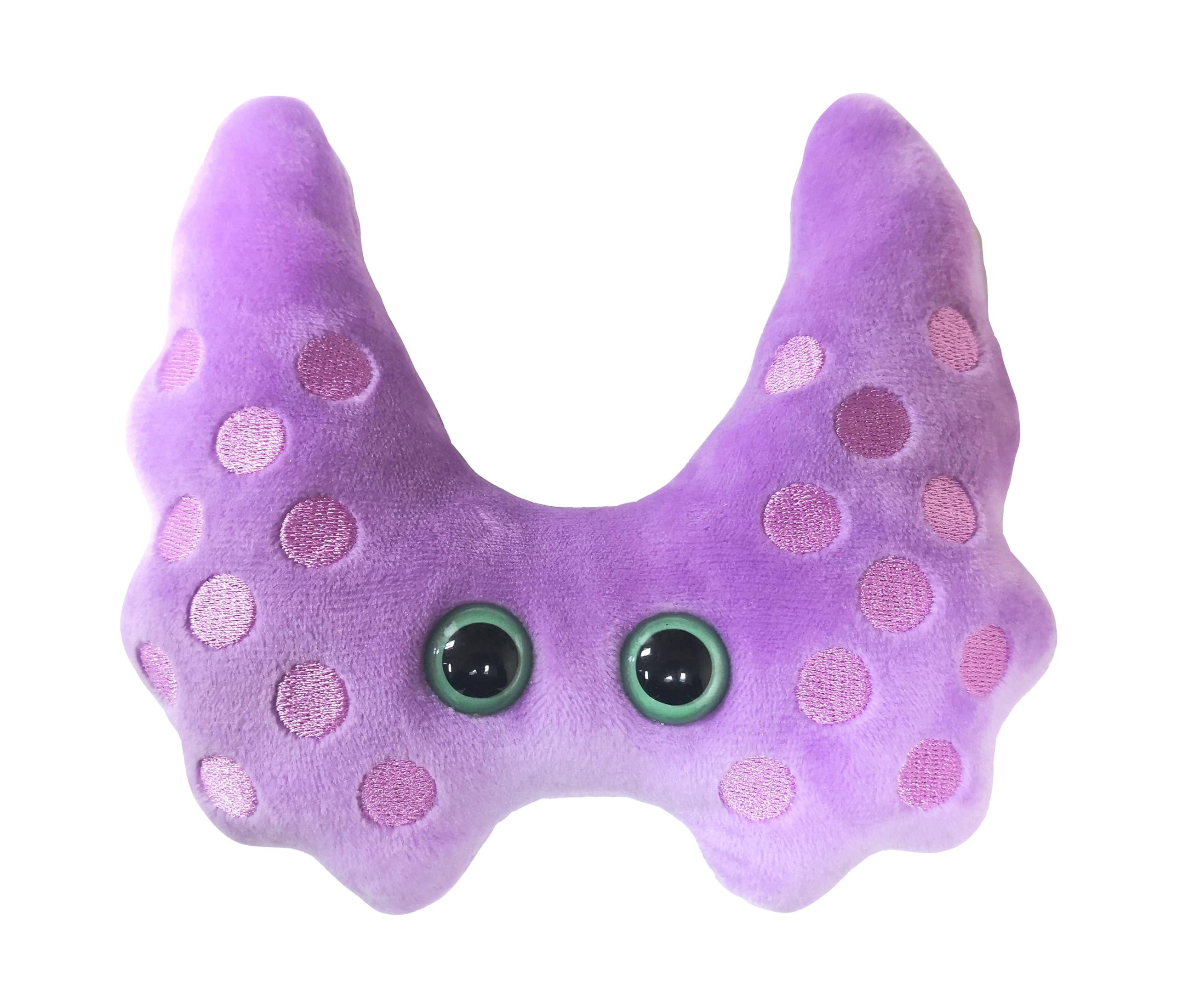 GIANT MICROBES GIANTmicrobes Thyroid Plush, Thyroid Stuffed Animal, Thyroid Surgery Recovery Gifts, Lupus Gifts, Thyroid Cancer Awareness, Endocrinologist Gift, Endocrinology Gift, Thyroidectomy, Hypothyroid Gift