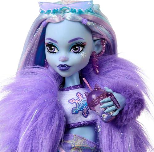 Monster High Monster High Doll, Abbey Bominable Yeti with Pet Mammoth Tundra & Accessories Including Furry Scarf & Snowflake Backpack