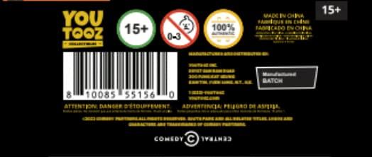 You Tooz Youtooz Cheesing Kenny 3.4\" Collectible, Cheesing Kenny Vinyl Action Figure from TV Show South Park from South Park Collection