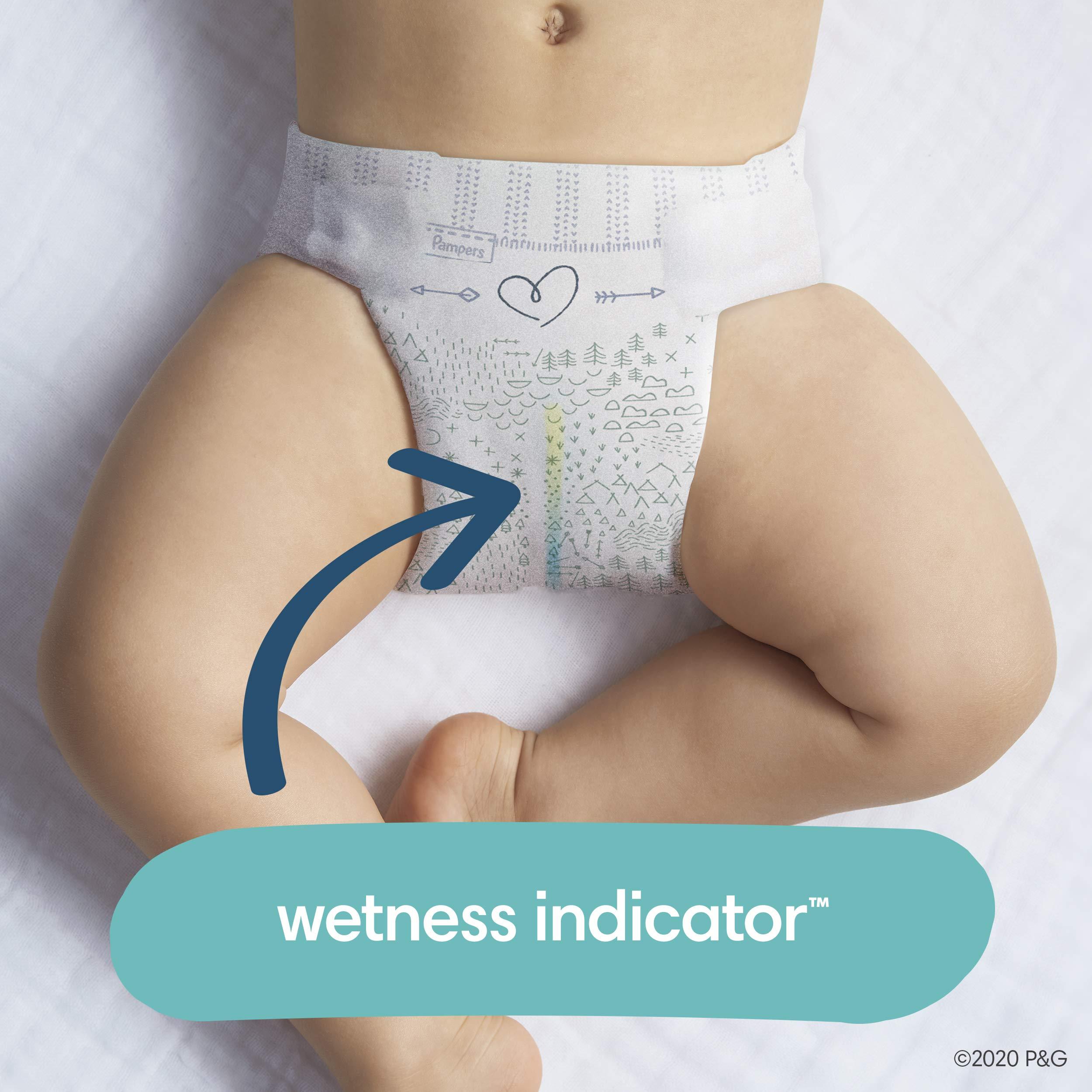 Pampers Pampers Baby Diapers - Pure Protection - Size 7, 60 Count, for up to 100% Leakproof, Premium Plant-based Skin Protection