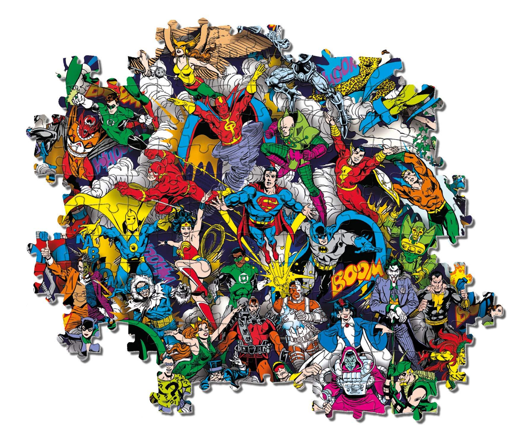 Clementoni Clementoni Justice League DC Comics Jigsaw Puzzle, 1000 Pieces, Multicolored, One Size, 39599