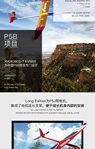 ZYHOBBY Glider Outrunner Inrunner Motor XM2838EG&EGL Series for Glider FAI F5J(1000g-1500g),Wingspan Upto 3.5 Meters