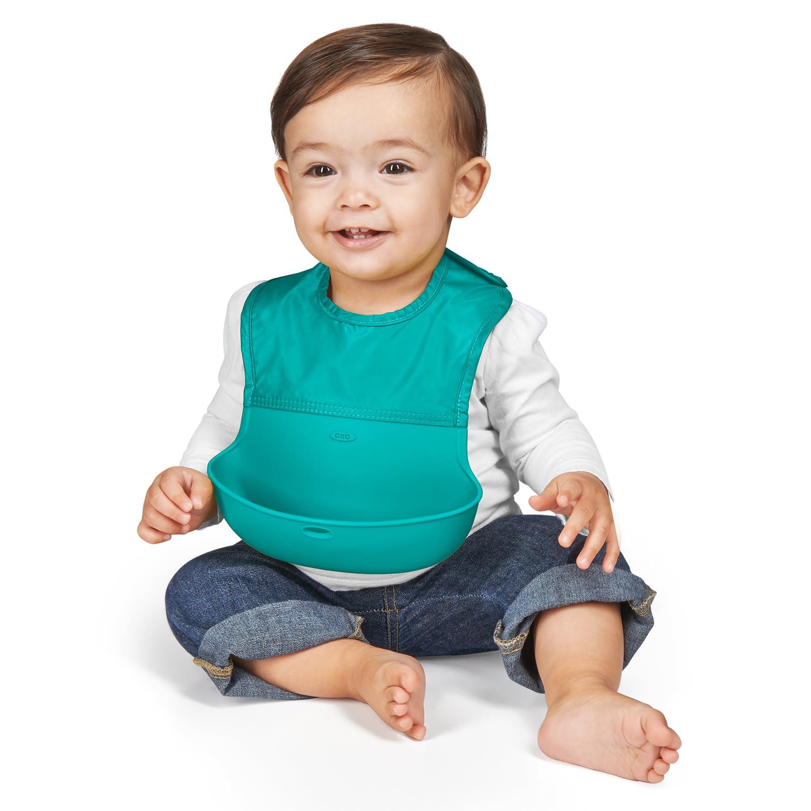 OXO OXO Tot Perch Booster Seat with Straps, Gray & Tot Nest Booster Seat with Removable Cushion