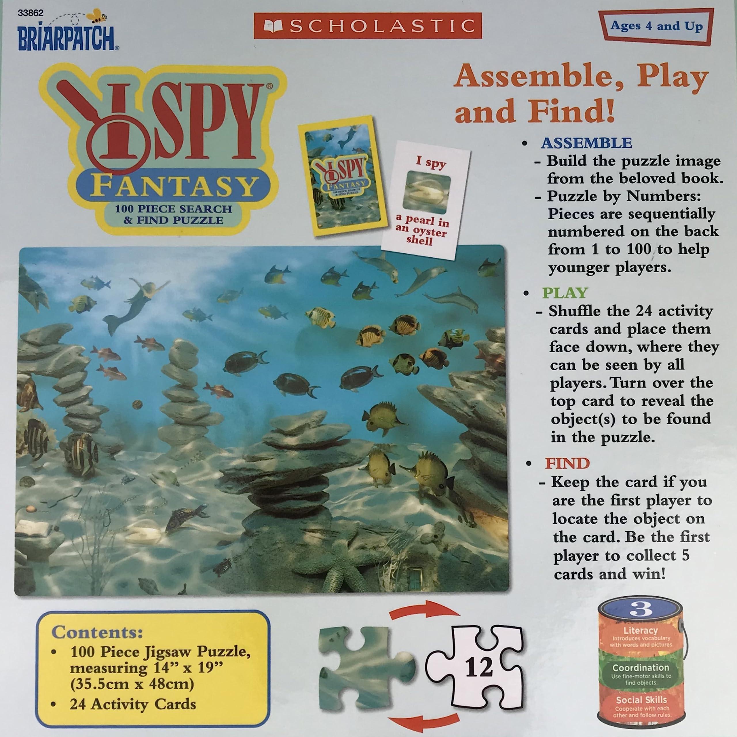 Briarpatch Briarpatch, I SPY Fantasy 100 Piece Search and Find Jigsaw Puzzle, Based On Search and Find Books, Preschool Learning for Kids