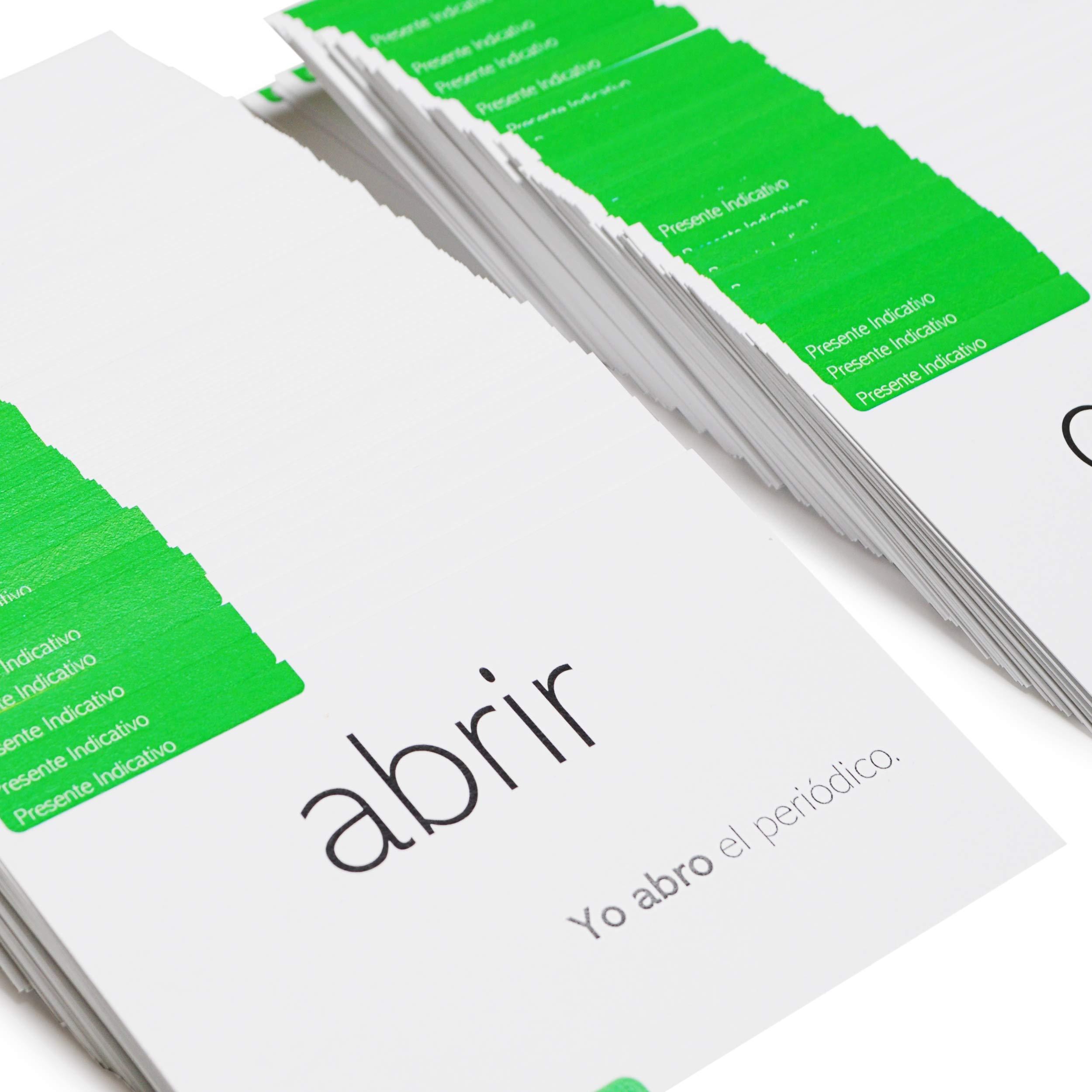 Pat's Flash Cards 200 Spanish Verb Conjugation Presente Indicativo Flash Cards - Full Examples in Both Spanish and English