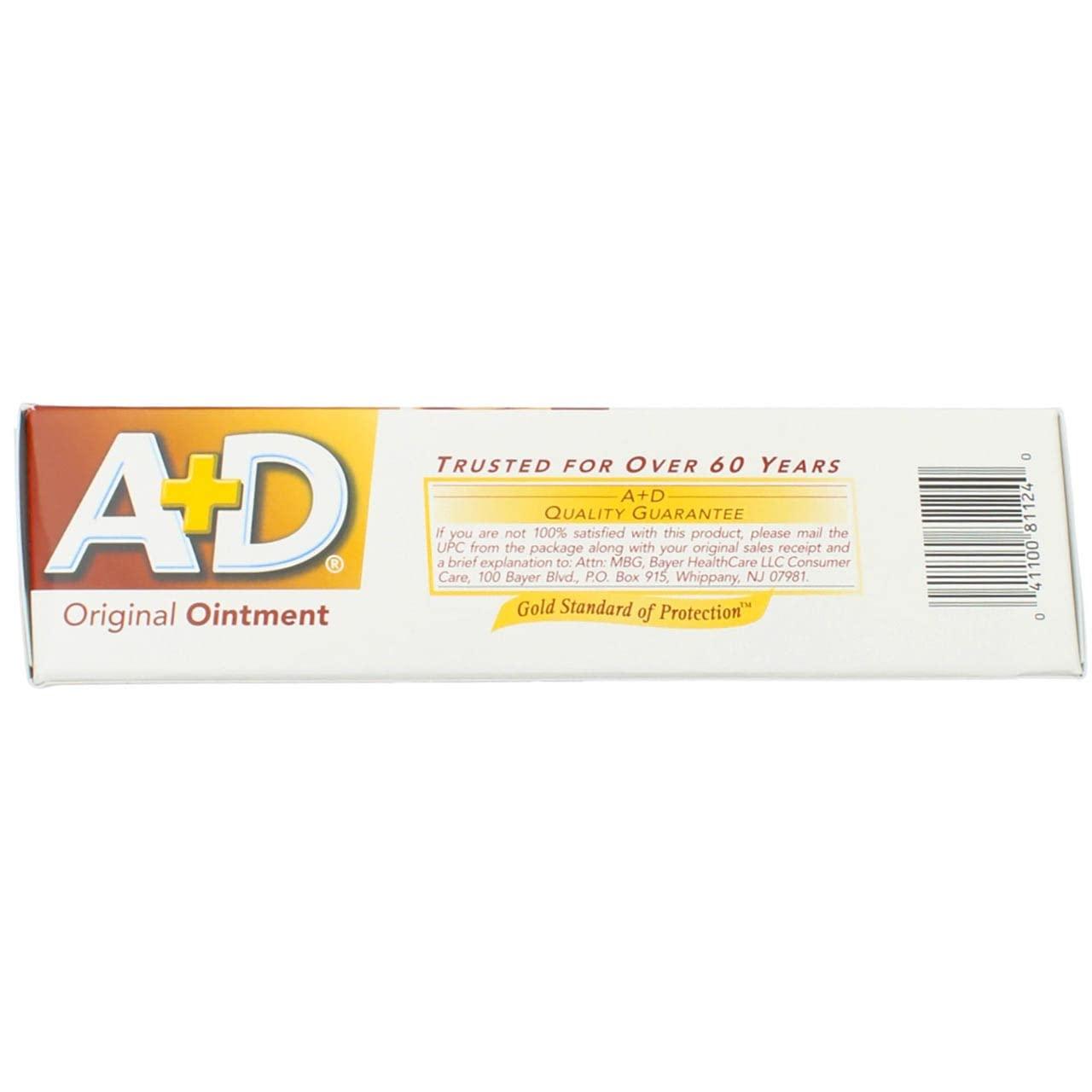 A&D A&D Diaper Rash Ointment Skin Protectant Original - 4 oz, Pack of 4