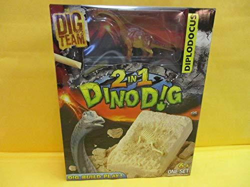 Ed's Variety Store The Dig Team Diplodocus 2 in 1 Dino Dig Build Play Kit