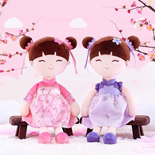 Gloveleya Gloveleya Dolls Oriental Decor Chinese Fairy Tale Baby Doll 16" Crape Myrtle with Gift Box