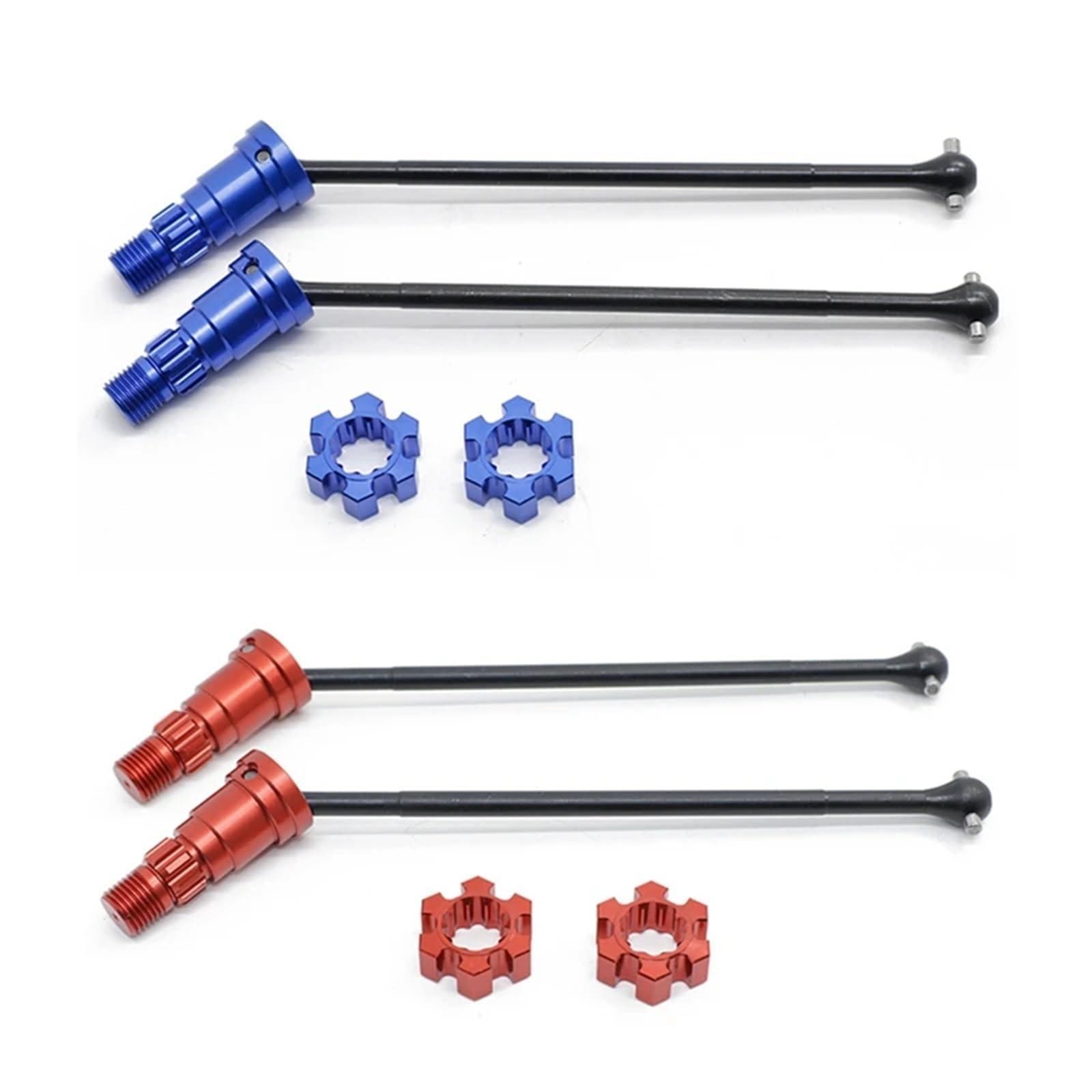 usmenghe 2Pcs Metal Front Rear Drive Shaft CVD for Tra-xxas for X-Maxx for XMA-XX 6S 8S 1/5 for Mon-Ster Truck RC Car Upgrade Parts