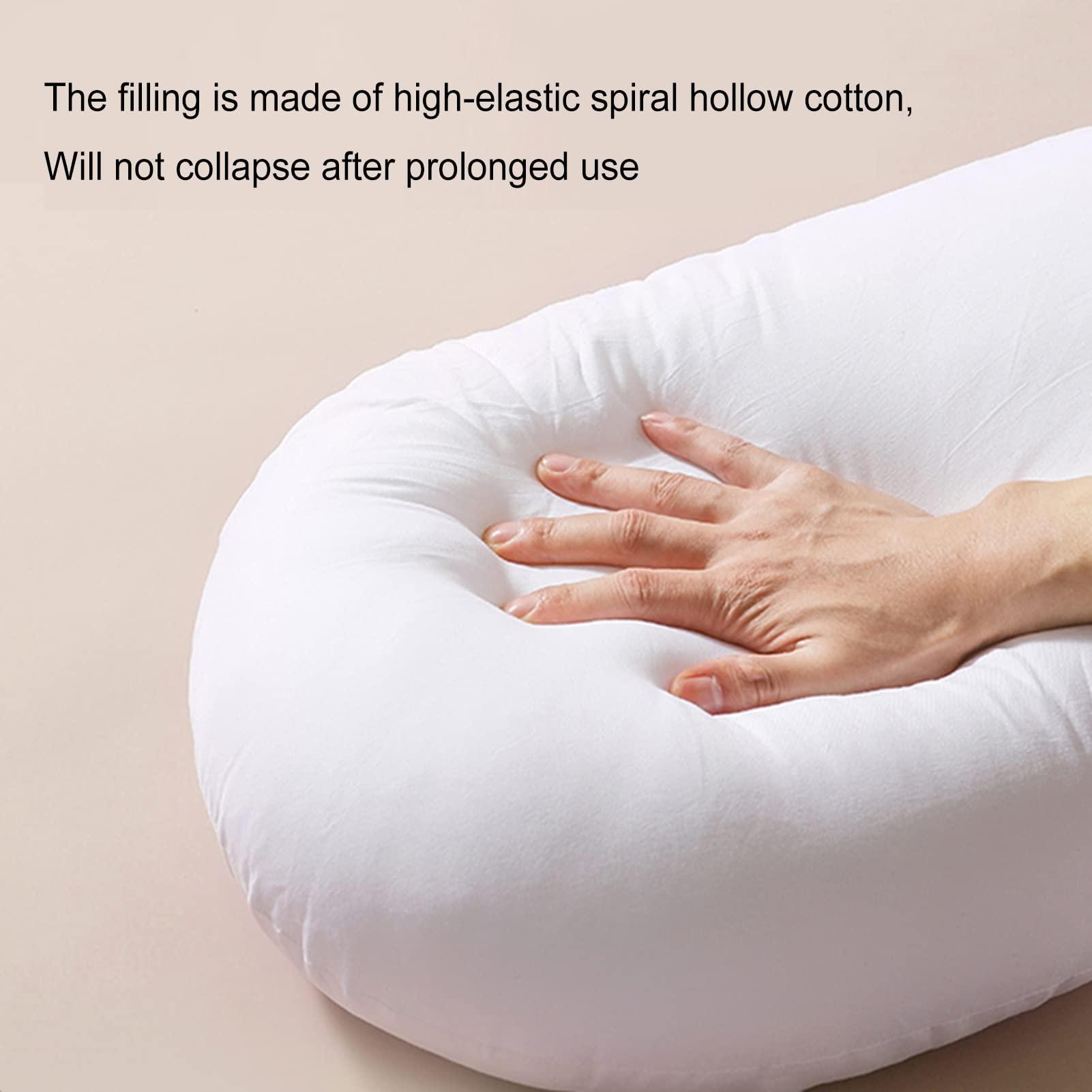 LCYDMJ Pregnancy Pillow Maternity Pillow with Memory Pillow, U-Shaped Body Pillow for Pregnant Women to Help Sleep, with Detachable and Washable Cotton Cover (Color : Style1)
