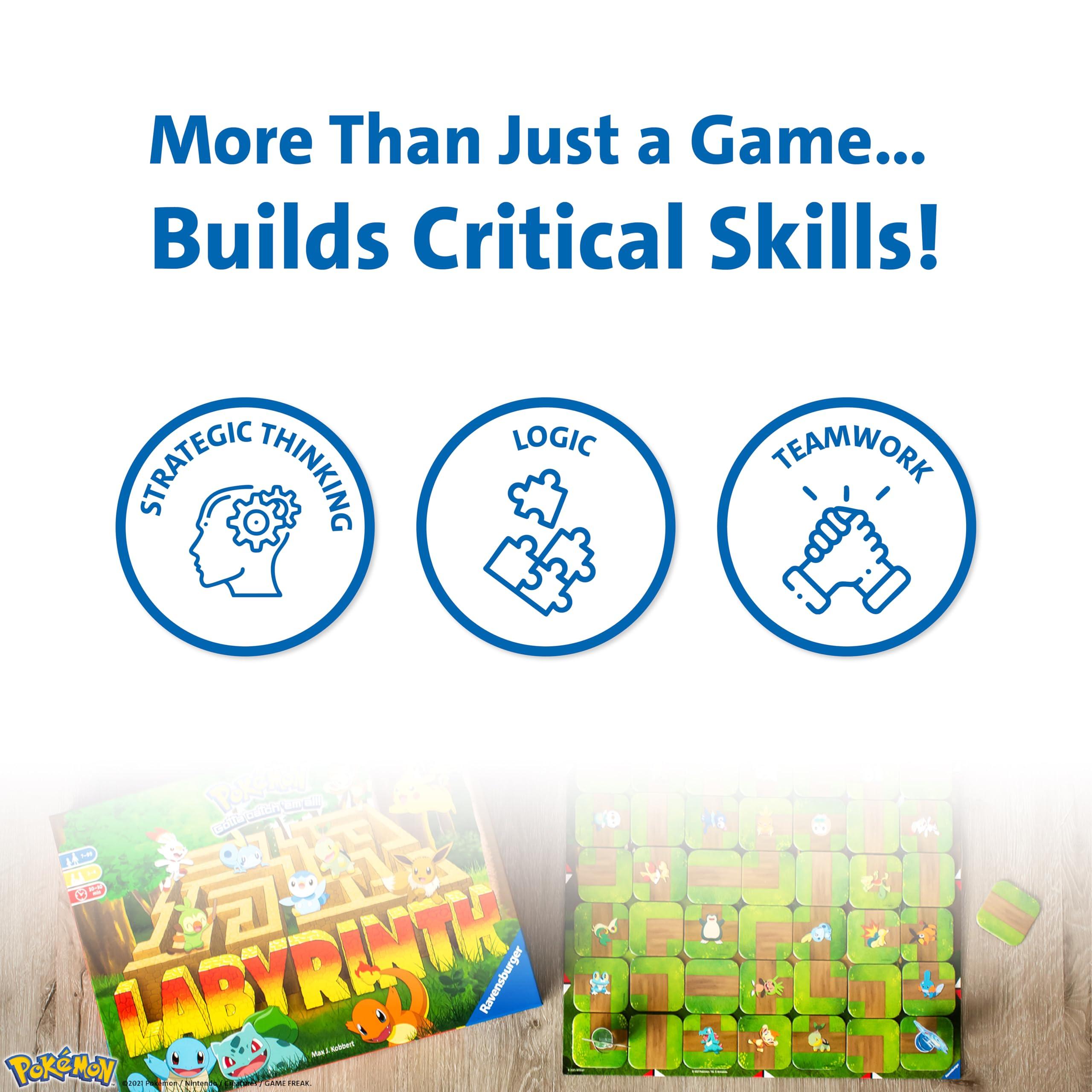 Ravensburger Ravensburger Pokemon Labyrinth - A Fun Family Board Game and Pokmon Toy for Kids & Adults | Age 7 & Up | Great Pokmon Gift | Engaging Gameplay | High Replay Value | 2 - 4 Players