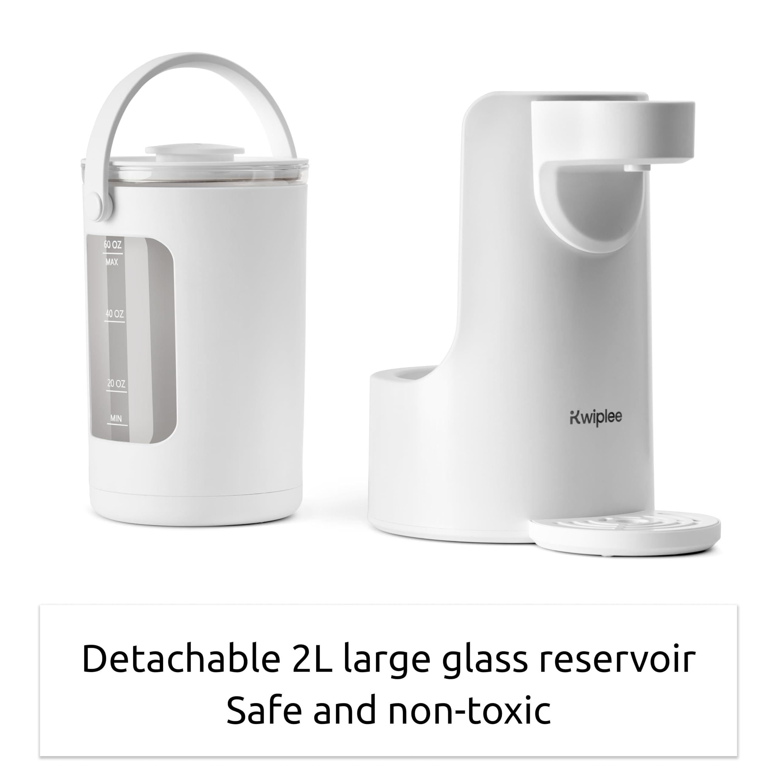 Kwiplee Kwiplee Smart Pour Warm Water Dispenser (Pink), Instant Water Warmer for Baby Formula, 2L Detachable Glass Tank, Hot Water Dispenser, 24/7 Keep Warm, Baby Bottle Warmer, Baby Water Warmer