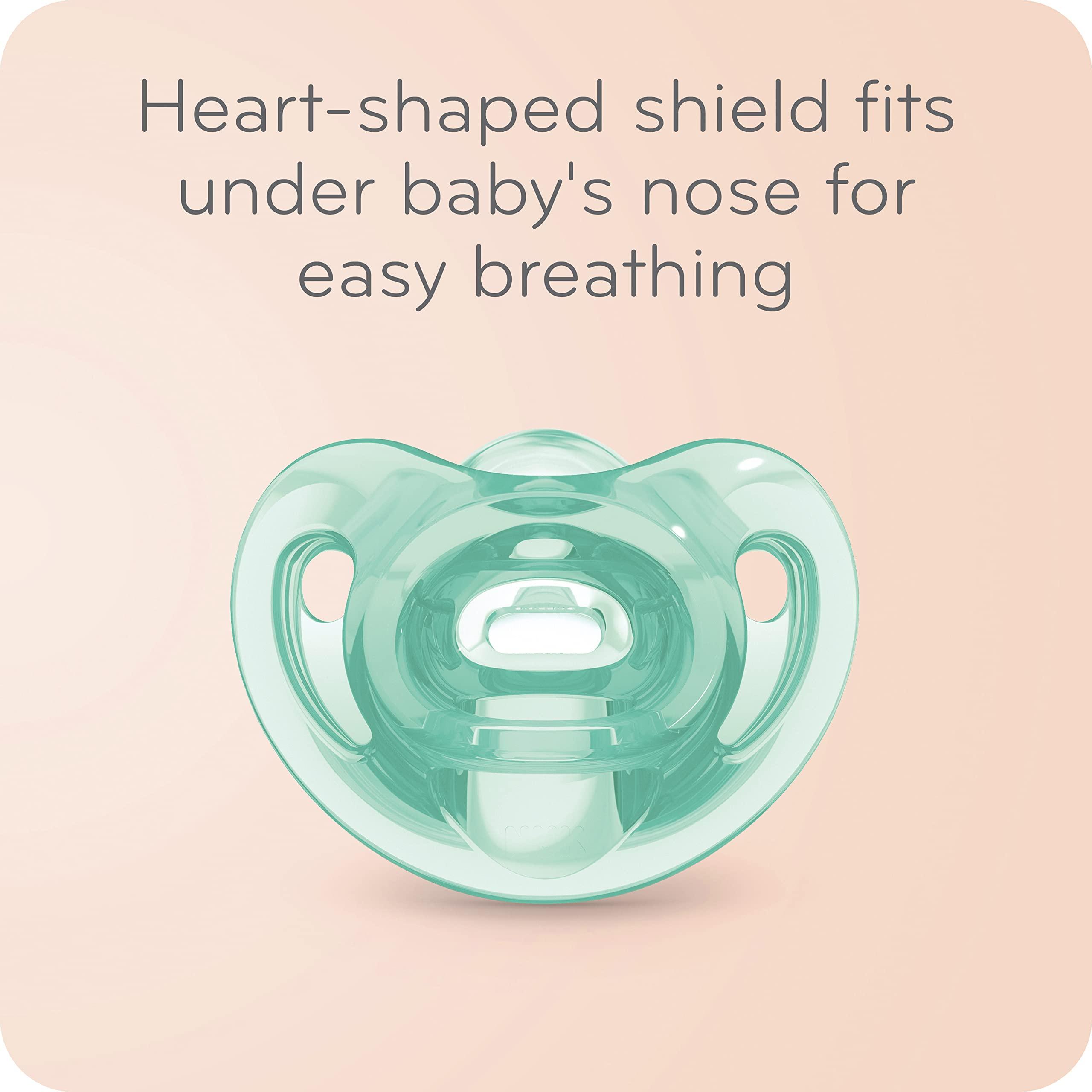 NUK NUK Comfy Orthodontic Pacifiers, Timeless Collection, 6-18 Months, 5 Count