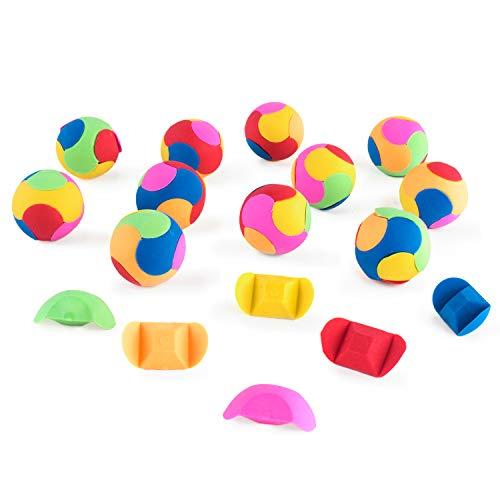 Super Z Outlet Super Z Outlet 12 Pack Colorful Puzzle Erasers Miniature Pencil Erasers Children Party Favors, Classroom Student Prize Packs, Brain Teasers (Round)