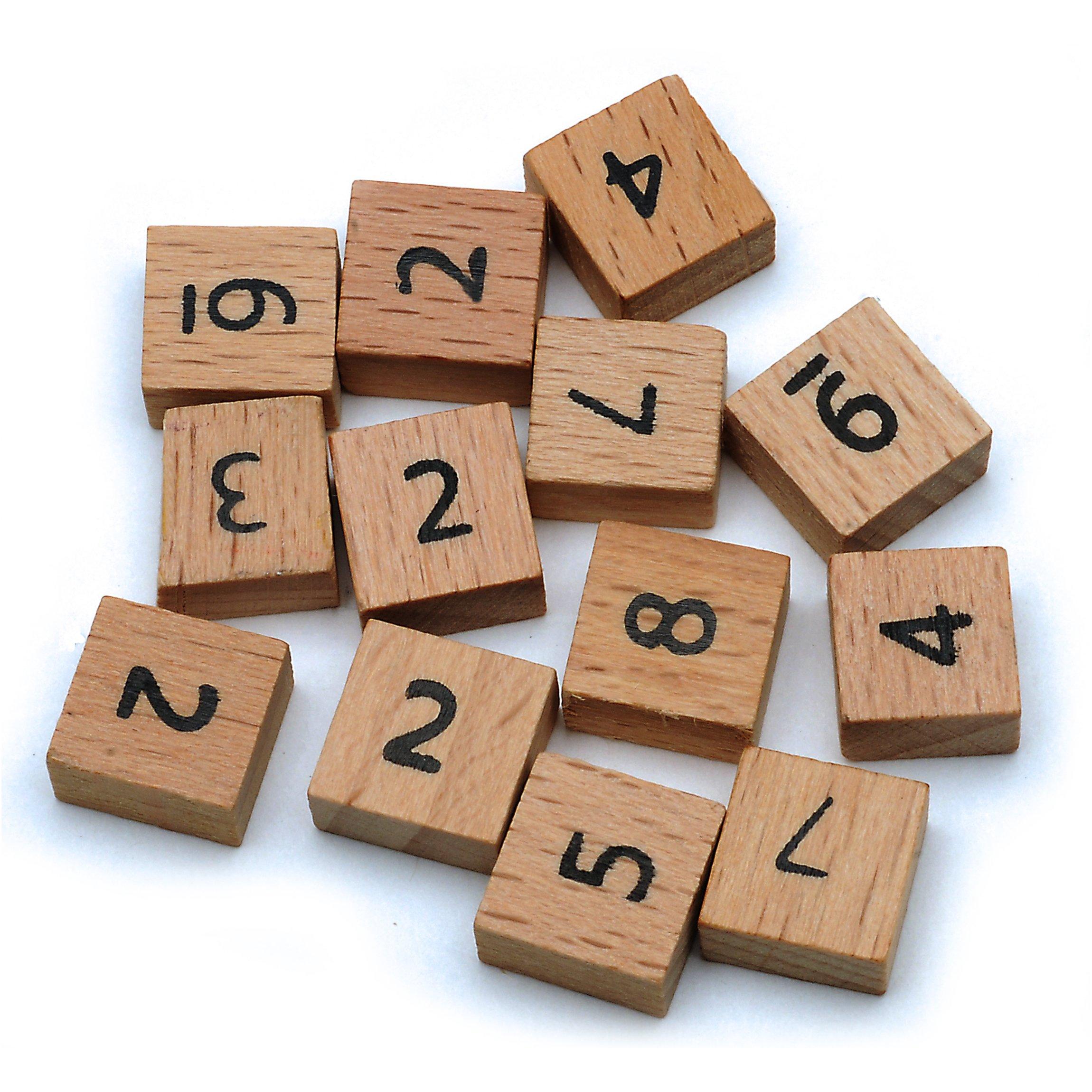 WE Games WE Games Wooden Sudoku Puzzle Board Game with Number & Thinking Tiles + Replacement Wooden Sudoku Number Tiles