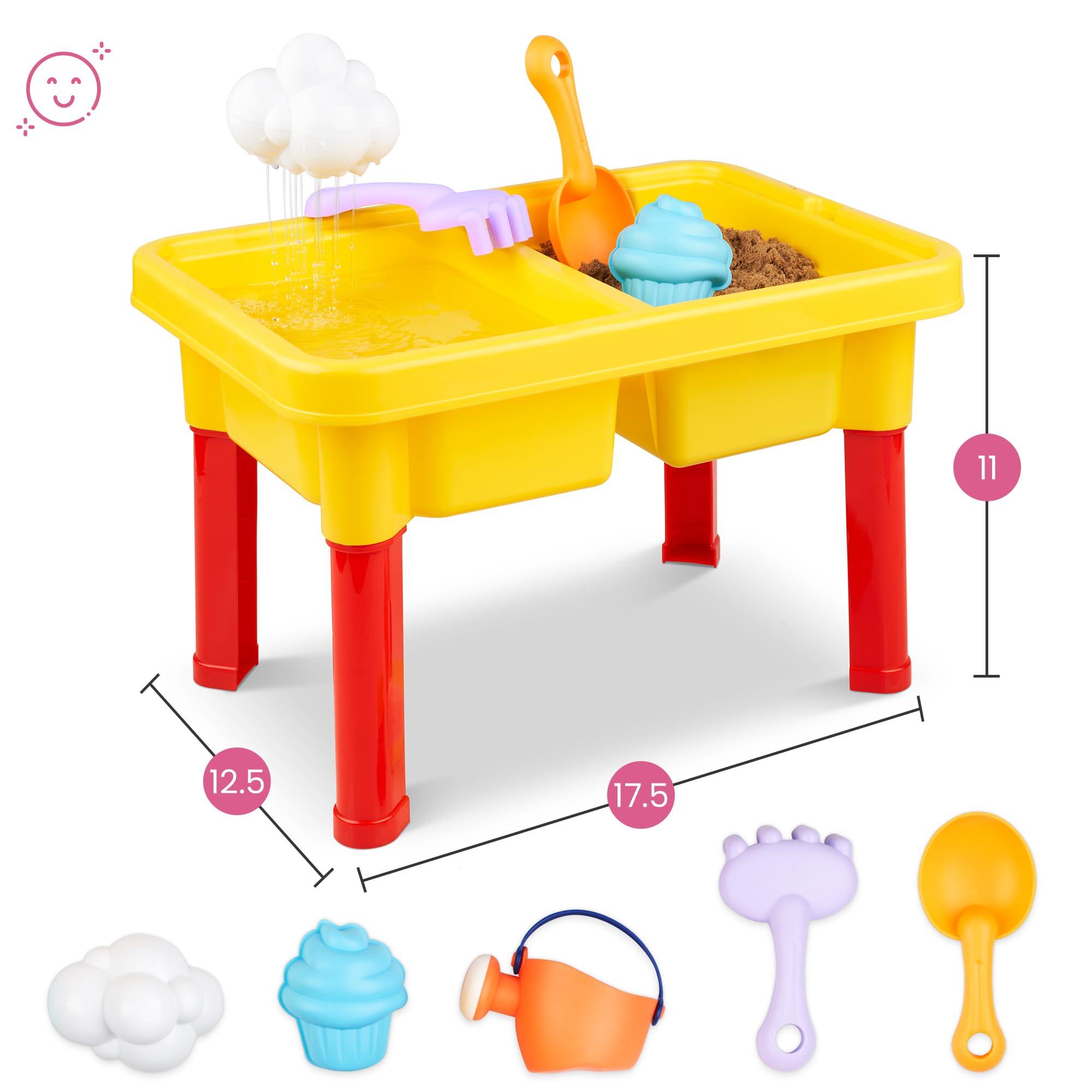 Kraftex Kraftex Kids Sensory Table for Toddlers. Use as Sand Water Table for Toddlers, Sand Table or Sensory Bin Table. Indoor or Outdoor Water Sand Table.