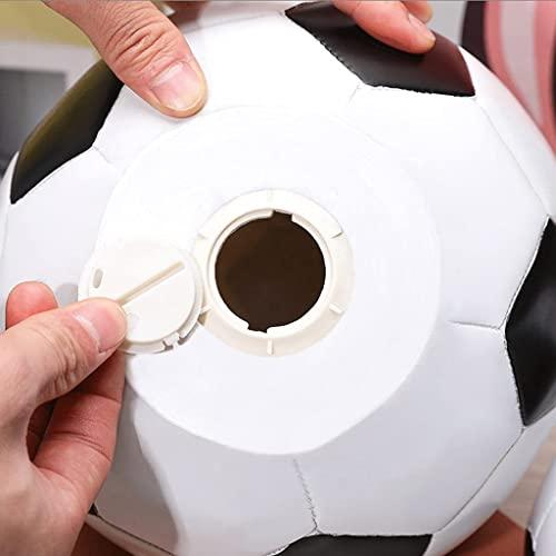 BerlinVV Piggy Bank for Boys Girls Kids Creative Football Piggy Bank for Boys Soccer Coin Bank Cute Money Box Coin Saving Pot Money Box 7.8x7.8x7.4in (Color : Small Piggy Bank)