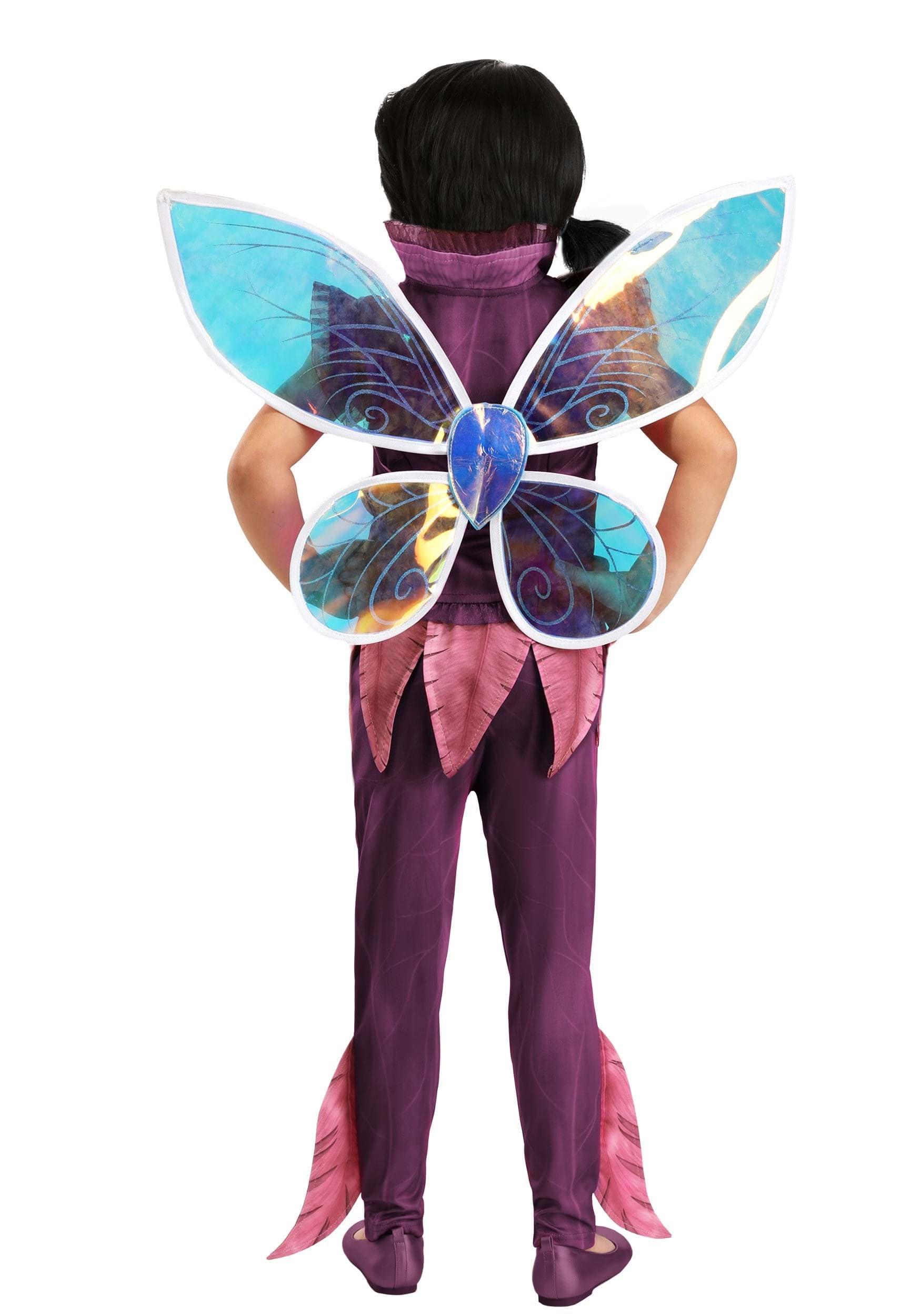 Fun Costumes Kid's Disney Fairies Vidia Costume for Girls - Officially Licensed Fairy Outfit with Shirt, Pants & Wings S