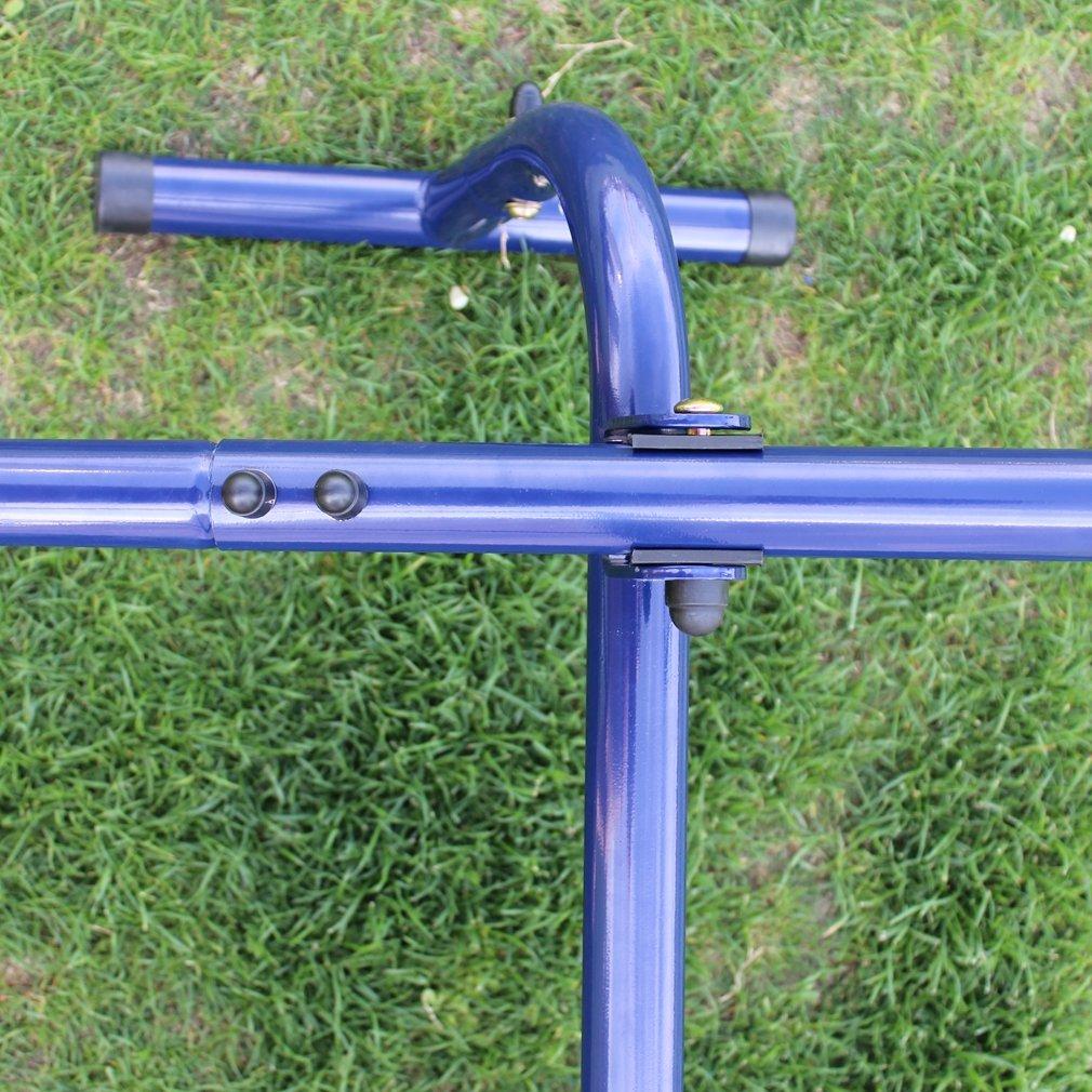 Zhangzhoushijumengwangluokejiyouxiangongsi Generic Kid Swing Set with Slide and Seesaw Swing Sets for Backyard Swingset Outdoor for Kids, Blue, W140860516