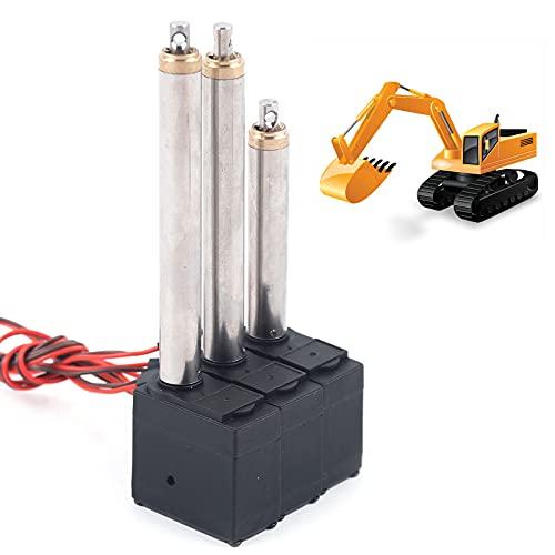 YIYIBYUS 3Pcs Drive Rod Metal Arm Driving Handle, High Hardness Quality Aviation Magnesium Aluminum Alloy Drive Rod for RC Excavator Parts Huina 1592 RC Excavator CNC Lathe