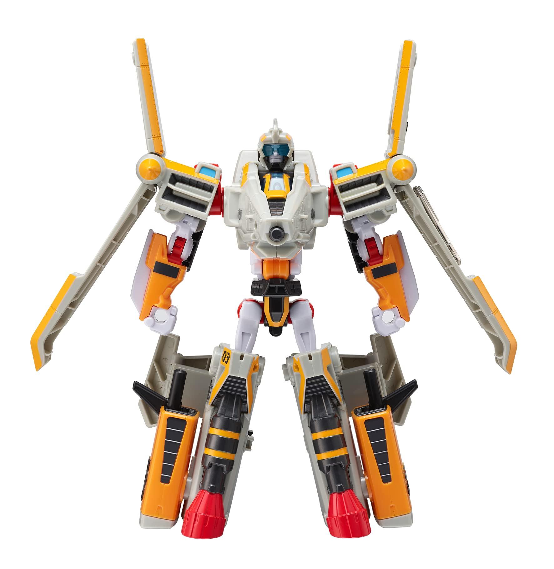 TOBOT TOBOT GD Jet Thunder, Youngtoys Transforming Collectible Vehicle to Robot Animation Character