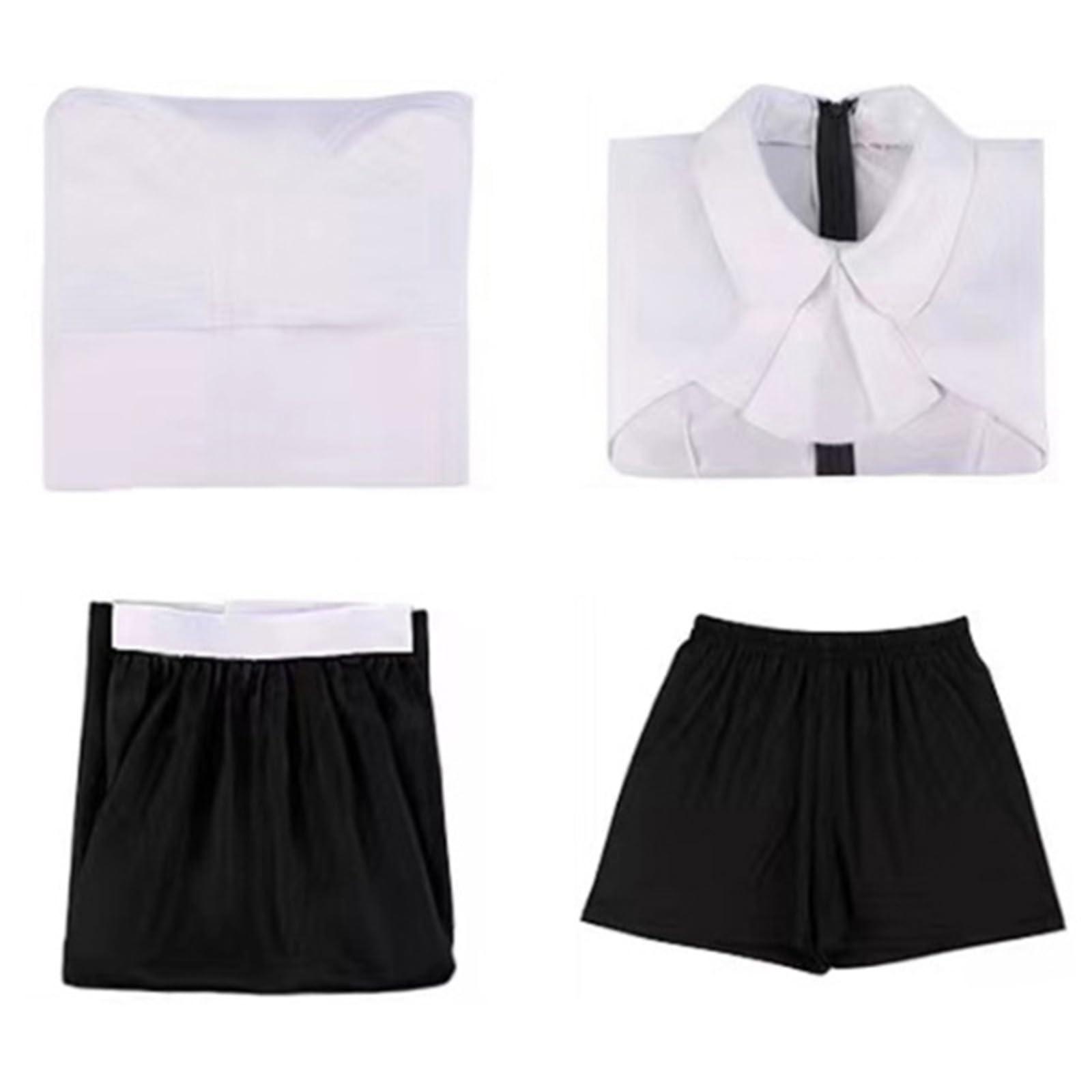 Cos-Animefly Cos-Animefly 2 Pieces Nun Costume Nun Cosplay Black Priest Mary Priest Mother Superior Costume Nun Habit