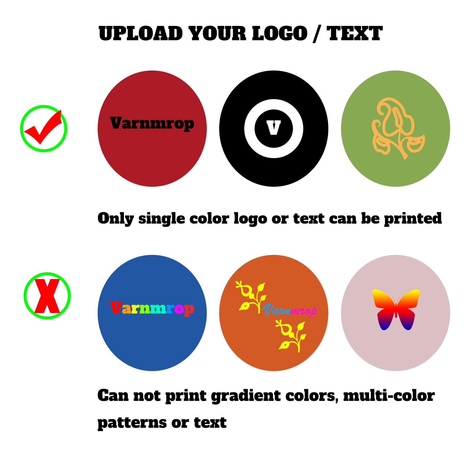 Varnmrop 1000pcs-Personalized Custom-Balloons Design-Your Own-Balloons - Balloons with Logo Picture Photo Text, Balloon for Birthday Party Wedding Graduation Business Decoration (Latex Balloons, 12in)