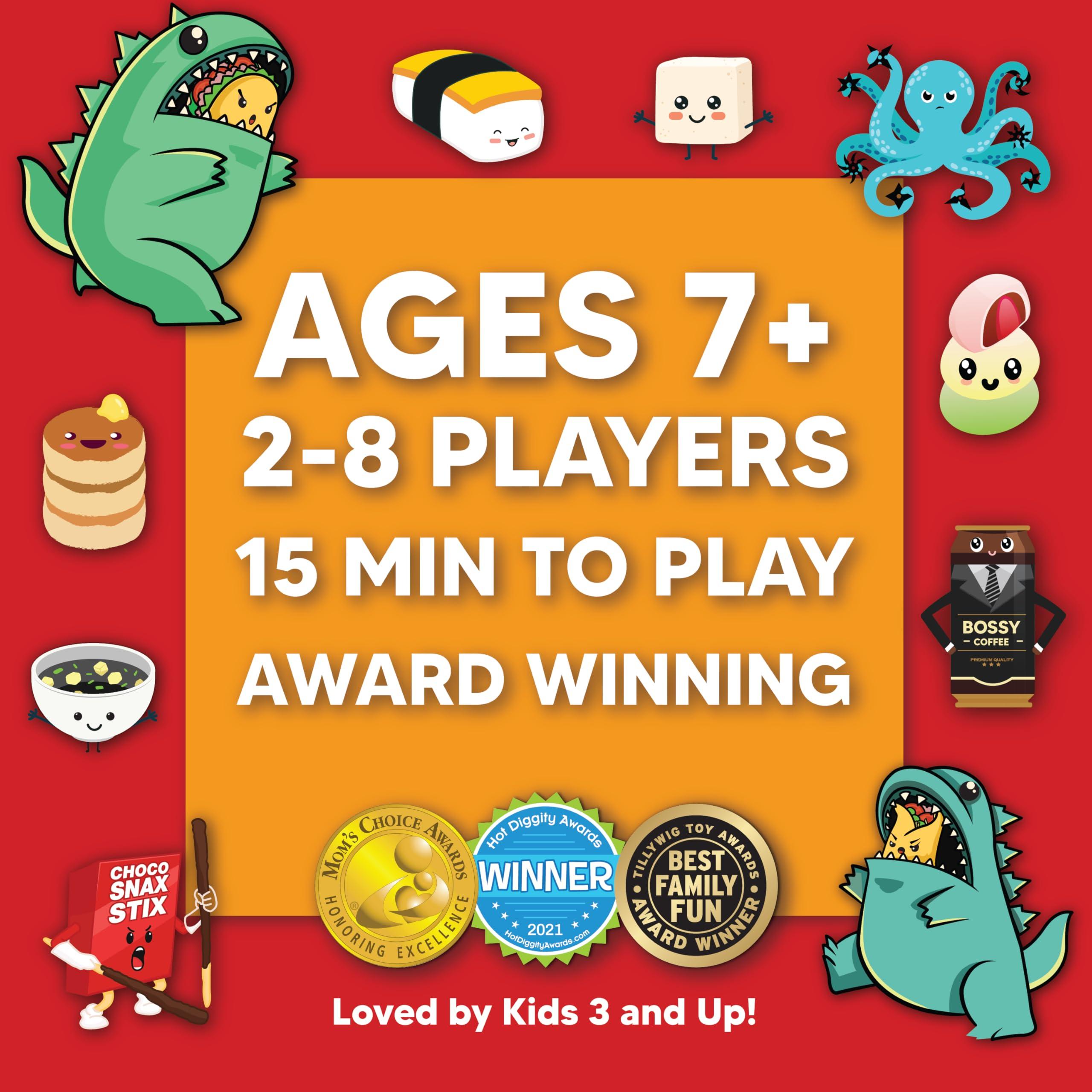 Taco vs Burrito Taco vs Burrito Tokyo Expansion Pack - Fun Family Game for Kids & Adults, Ideal for Family Game Nights, Board & Card Game, Perfect Idea, Requires Core Game