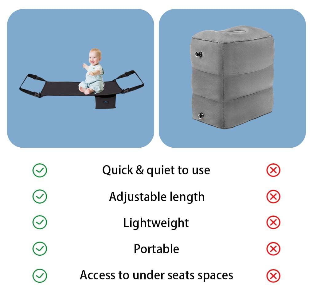 Nakustab Nakustab Toddler Airplane Bed, Flyaway Kids Bed Airplane, Airplane Bed for Toddler, Portable (Black)