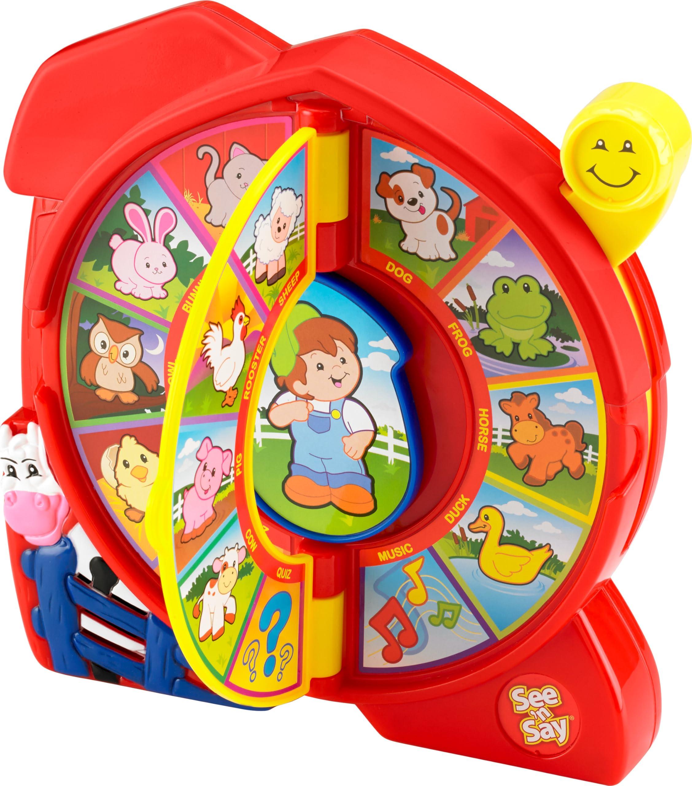 Fisher-Price Fisher-Price Little People Toddler Toy See n Say The Farmer Says, Learning Game with Music & Sounds for Kids Ages 18+ Months (Amazon Exclusive)