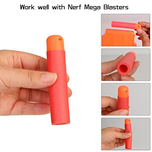 lififun lififun Mega Dart Refill Pack 180 Pcs Compatible with Nerf N-Strike Mega Series Blasters, Red