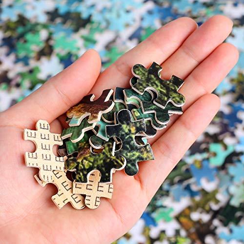 Ingooood Ingooood- Jigsaw Puzzle 1000 Pieces- Fantasy Series- Home on The Waterfall Tree_IG-0649 Entertainment Toys for Adult Special Graduation or Birthday Gift Home Decor
