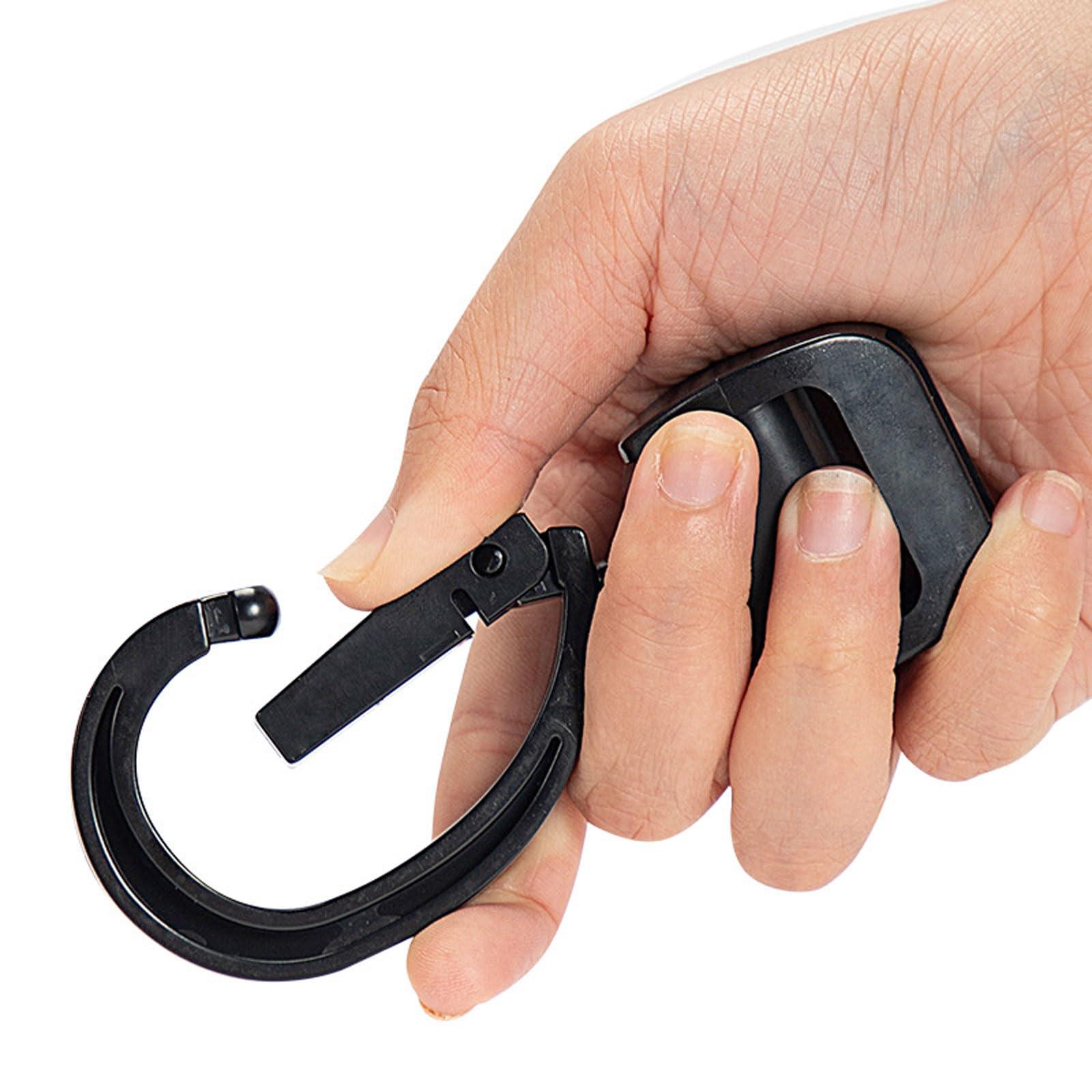 BAIMOQI Baby Stroller Hooks Cart Organizer Hanger Baby Carriage Hook Set Adjustable Pram Hooks Simple Installs for Diaper Bags