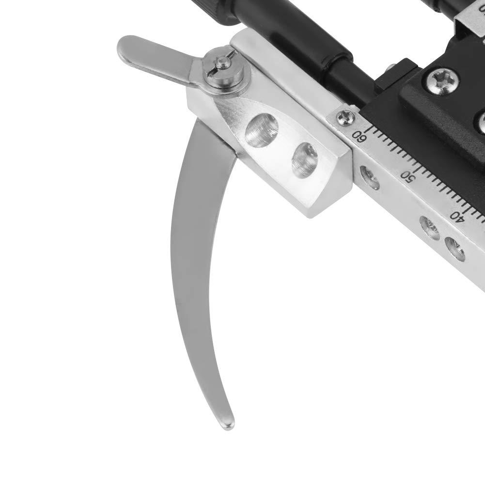 Zetiling Microscope Moveable Stage,Attachable Caliper Vernier with Scale Microscope Attachable Mechanical Stage X-Y High-Precision Vernier Biological