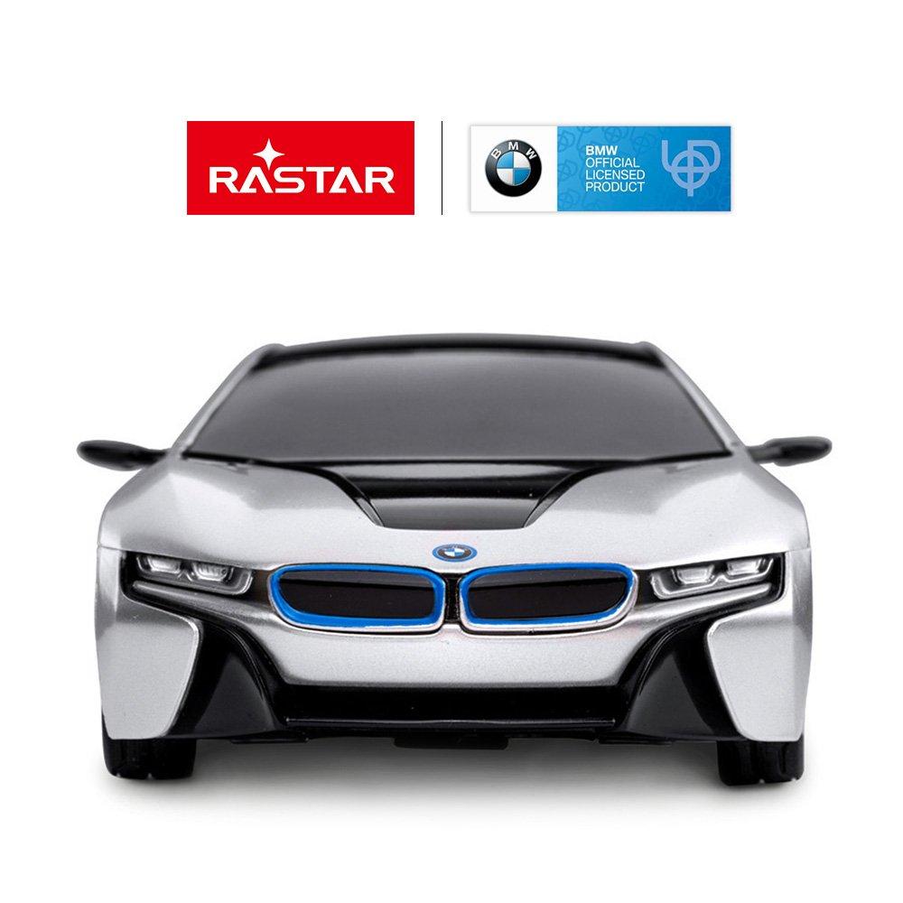 RASTAR RASTAR BMW i8 RC Car BMW i8 1/24 Remote Control Car, BMW Toy Car - Silver