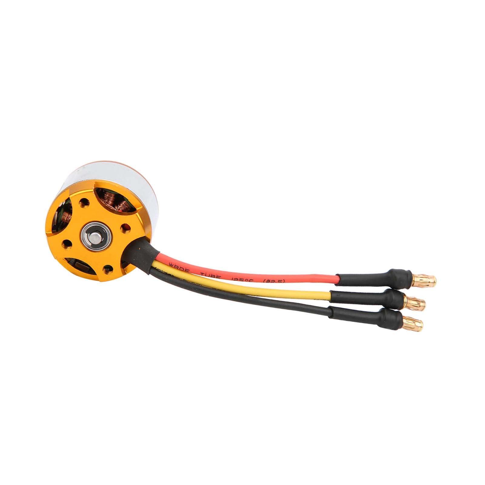 plplaaoo Brushless Outrunner Motor,Professional A2212 Outrunner Brushless Motor,High Power RC Brushless Motor Controller with Accessory Bag for RC Quadcopter (1400KV)