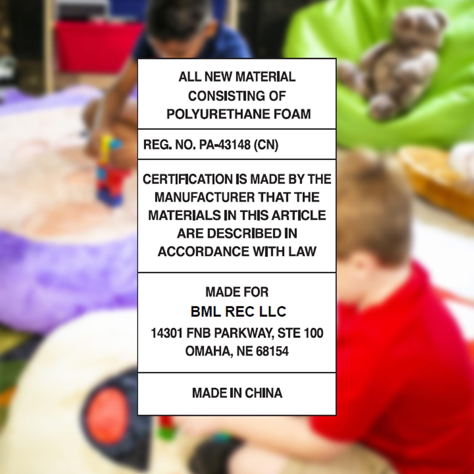 BigMouth Inc BigMouth x Squishmallows Original Inflat-A-Pal, Inflatable Floor Pillow, Jumbo Animal Cushion Lounger for Kids - Holly The Owl Squishmallow